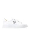 Philipp Plein Hexagon Low-top Sneakers In White