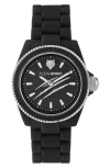 Philipp Plein Sport The Scratch Silicone Strap Watch, 38mm In Black