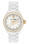 Philipp Plein Sport The Scratch Silicone Strap Watch, 38mm In White