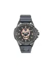 Philipp Plein The $kull Silicone Watch In Grey