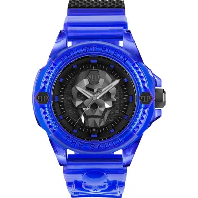 PHILIPP PLEIN PHILIPP PLEIN SPORT THE SKULL PLASTIC STRAP WATCH, 44MM