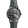 Philipp Plein Sport Three-hand Quartz Silicone Strap Watch, 44mm In Black