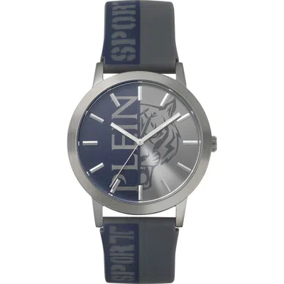 Philipp Plein Sport Three-hand Quartz Silicone Strap Watch, 44mm In Gun