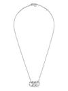 Philipp Plein The Plein Cuff Cable Chain Necklace Man Necklace Silver Size Onesize Stainless Steel In Silver