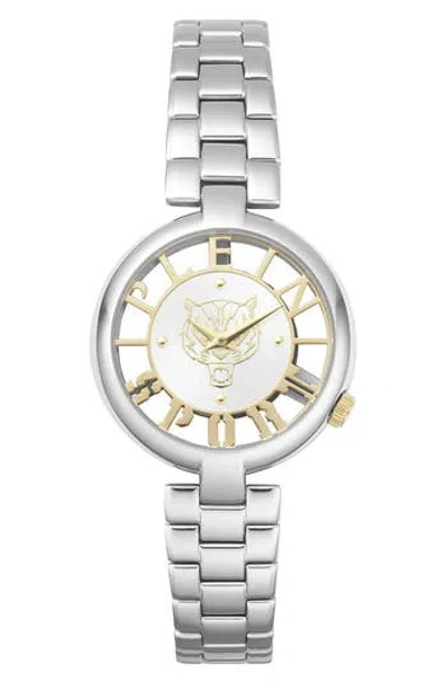 Philipp Plein Sport Tiger Luxe Bracelet Watch, 36mm In Stainless Steel