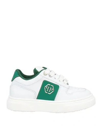 Philipp Plein Babies'  Toddler Boy Sneakers White Size 10c Leather