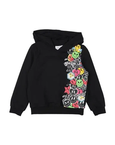 Philipp Plein Babies'  Toddler Boy Sweatshirt Black Size 6 Cotton, Elastane
