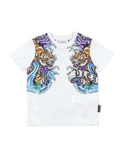 Philipp Plein Babies'  Toddler Boy T-shirt White Size 4 Cotton