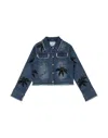Philipp Plein Denim Outerwear In Blue
