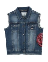 Philipp Plein Toddler Girl Denim Outerwear Blue Size 6 Cotton, Polyester, Elastane In Blue