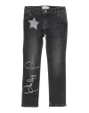 Philipp Plein Toddler Girl Jeans Black Size 6 Cotton, Elastane In Black