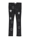 Philipp Plein Toddler Girl Jeans Black Size 6 Cotton, Elastomultiester, Elastane In Black