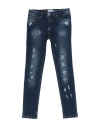 Philipp Plein Toddler Girl Jeans Blue Size 6 Cotton, Elastomultiester, Elastane In Blue