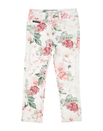 Philipp Plein Babies'  Jeans In White
