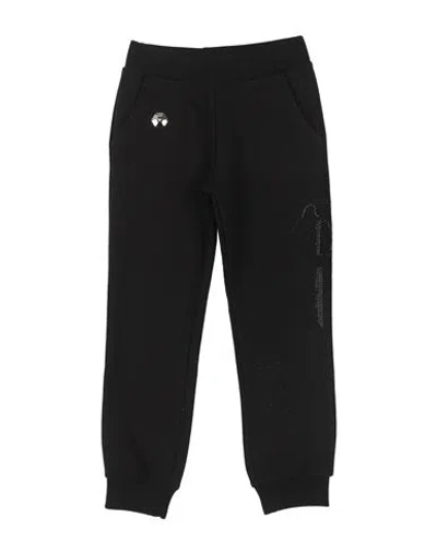 Philipp Plein Babies'  Toddler Girl Pants Black Size 6 Cotton, Elastane