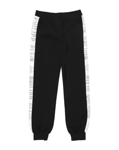 Philipp Plein Babies'  Toddler Girl Pants Black Size 6 Cotton, Elastane