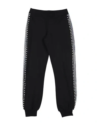 Philipp Plein Babies'  Toddler Girl Pants Black Size 6 Cotton, Elastane