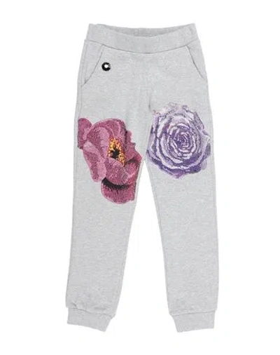 Philipp Plein Babies'  Toddler Girl Pants Grey Size 6 Cotton