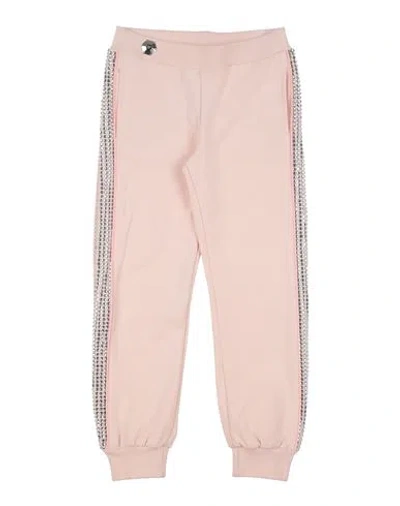 Philipp Plein Babies'  Toddler Girl Pants Light Pink Size 6 Cotton, Elastane