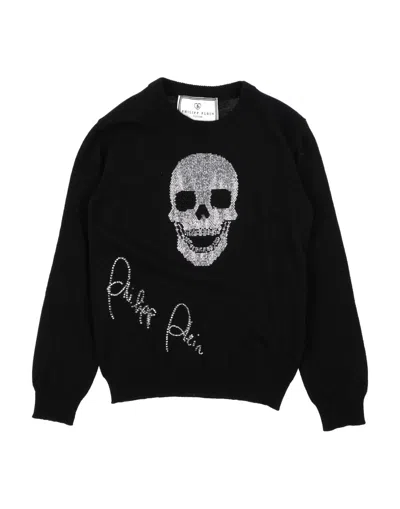Philipp Plein Babies' Sweaters In Black