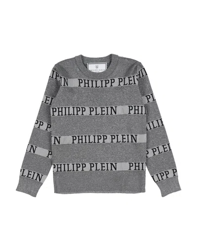 Philipp Plein Babies'  Sweaters In Grey