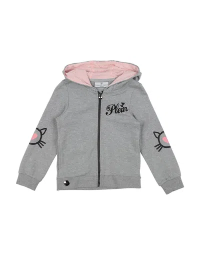 Philipp Plein Babies' Sweatshirts In Grey