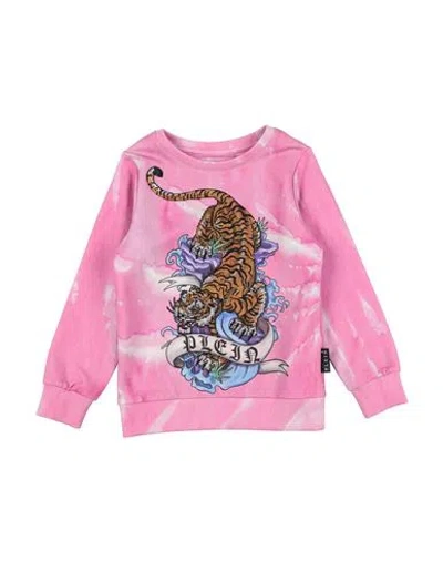 Philipp Plein Babies'  Toddler Girl Sweatshirt Mauve Size 6 Cotton, Elastane In Purple