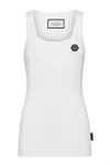 Philipp Plein 38 Original Tank Top In White
