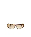 Philipp Plein Tortoiseshell Effect Sunglasses In Nude