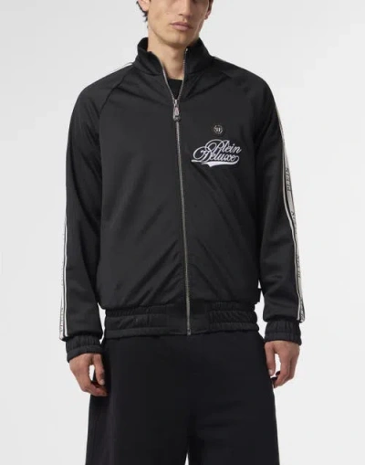 Philipp Plein Tracksuit Jacket Plein Deluxe Signature Signature Men In Black