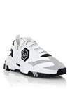 Philipp Plein Predator Sneakers In White Polyurethane In White