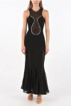 Philipp Plein Transparent Insert Crystal Dress