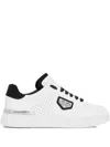 Philipp Plein Triangle-plaque Low-top Sneakers In White