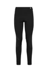 Philipp Plein Stretch Fit Ankle Length Trousers With Panels In Black