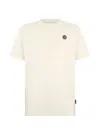 Philipp Plein Round Neck T-shirt Degrade Monogram Monogram In Neutral