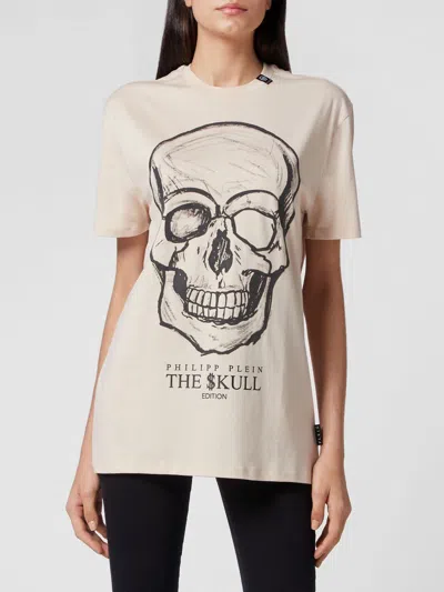 Philipp Plein T-shirt Woman Color Beige In Neutral