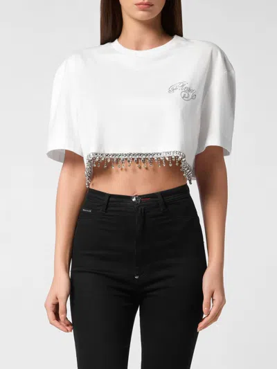 Philipp Plein T-shirt Woman In White