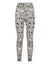 Philipp Plein Tulle Leggings Gothic Plein In Multi