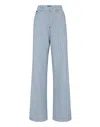 Philipp Plein Tweed Denim Trousers Skater Fit