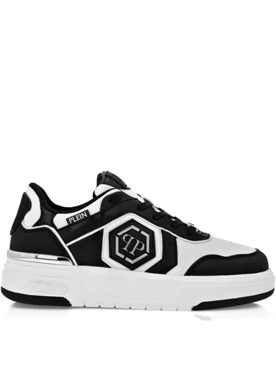 Philipp Plein Two-tone Sneakers In Black