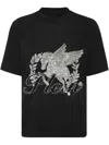 Philipp Plein Unicorn T-shirt In Schwarz