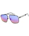 Philipp Plein Unisex Spp049m 63mm Sunglasses In Multi