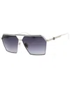 Philipp Plein Unisex Spp076m 66mm Sunglasses In Blue