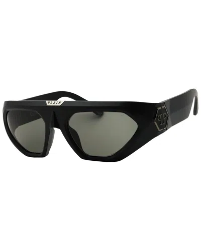 Philipp Plein Unisex Spp153 58mm Sunglasses In Black