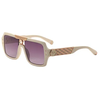 Philipp Plein Unisex Sunglasses In Brown