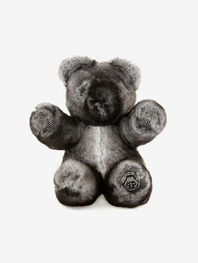 Philipp Plein Babies' Unisex Teddy Bear In Grey