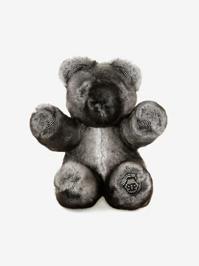 Philipp Plein Unisex Teddy Bear One Size Grey By Childsplay Clothing