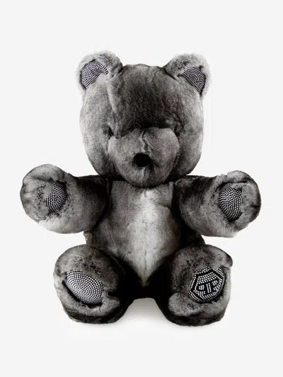 Philipp Plein Unisex Teddy Bear One Size Grey By Childsplay Clothing