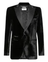 Philipp Plein Monogram-jacquard Single-breasted Blazer In Black