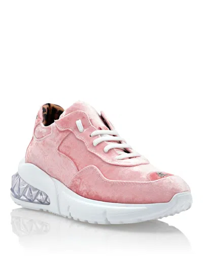 Philipp Plein Velvet Runner In Multi